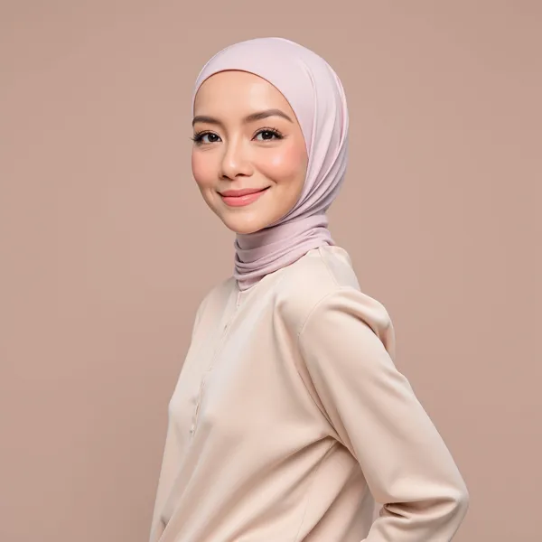 AI hijab headshot style 12
