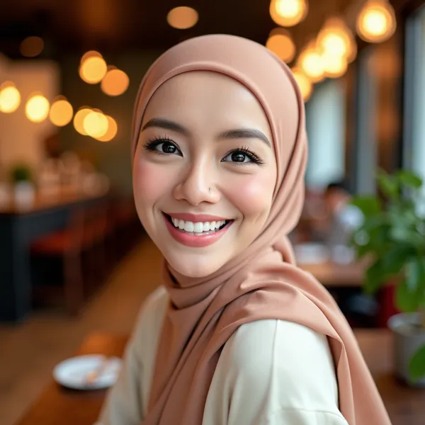 AI hijab headshot style 2
